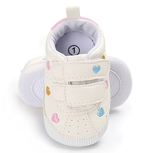 Image of Clowora Baby Boys Girls Shoes Non-Slip Rubber Sole Sneakers Infant First Walking Toddler Crib Shoes Newborn Loafers Flats.