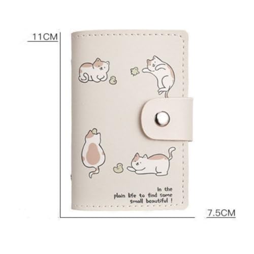 Shield Card Holder Business Wallets Bag Cat Organizer ID Cards Holders(D)2