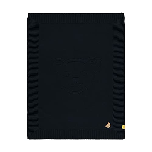 Preisvergleich Produktbild Steiff Baby-Jungen Decke, Navy, One Size