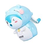 Healifty Temperamatite Creativo per Studenti, Manuale in Plastica Compatto Design Cartoni Animati, Portatile per Scuola e Cancelleria, Regalo Scolastico Colorato