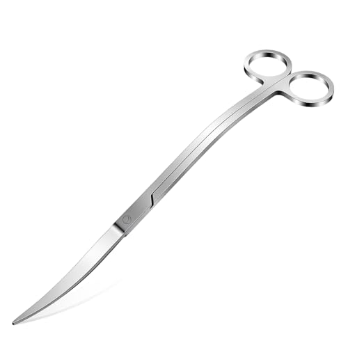 Qulkws Aquarium Scissors Professional Aquarium Plant Scissor Wave Aquascape Scissors Mirror Wave Scissor for Fish Tanks Hospital Tanks Goldfish Bowls Aquariums and Terrariums