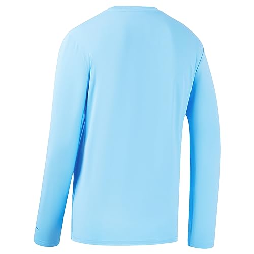 Men’s UPF 50+ Long Sleeve Performance T-Shirts Permanent UV Protective Quick Dry for Everyday Hiking Fishing Beach3