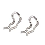 Ausi 10 Stück Fahrradsattel-Federklammern, Splintbolzen Für Bremsbeläge, Bremssättel, Fahrradkomponenten Für Formula Mega Pad Pin, Edelstahl-Bremssattel