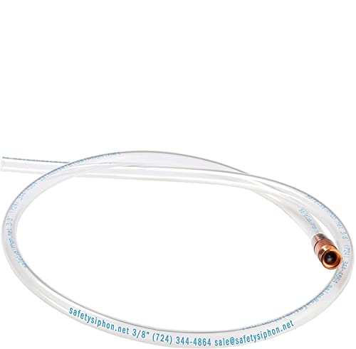 The Original Safety Siphon 6 Foot Hose For Gasoline And More - 3/8
