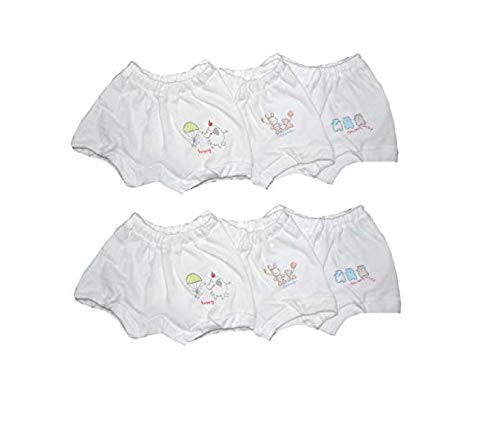 Image of Frooty Baby Boys and Girls Cotton Brief Panty Innerwear Drawer Combo Pack of 6