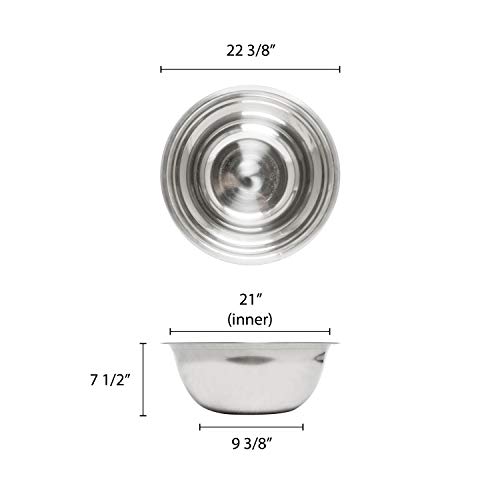 Tazón Mezclador de Acero Inoxidable 30 Cuartos miniatura 2