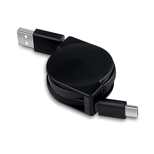 Retractable USB C Cable,3.3FT Fast USB Type C Charging Cable Android Phone Charger Car Cord for iPhone 15/15 Pro/15 Pro Max,Samsung Galaxy A15 A54 5G/A14 5G/A25/A53/A23/A13/S23/S22/S21/S20,Pixel 8