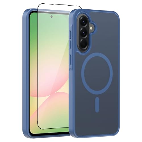 Coque bleu Samsung A36 5G MagSafe pour un quotidien actif sans rayures