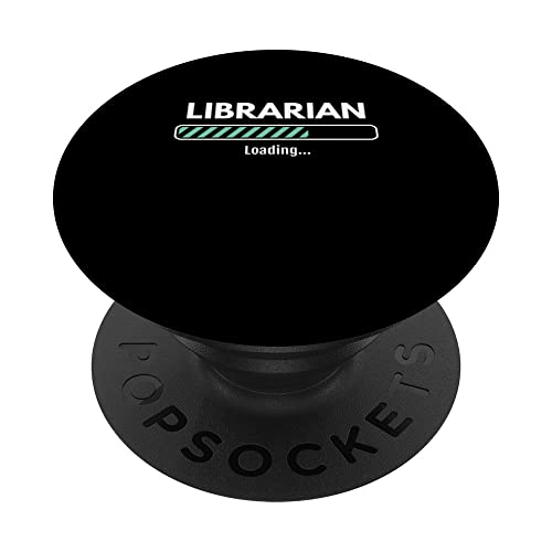 Librarian Loading Studying Library PopSockets PopGrip Intercambiable