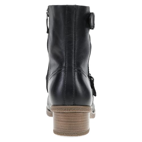 Image of Dansko Delphine for Women - Super Stylish Mid-Shaft Boot - Waterproof Leather and Construction with Rubber Outsole and Leather Stacked Heel for Long-Lasting Style in Any Weather