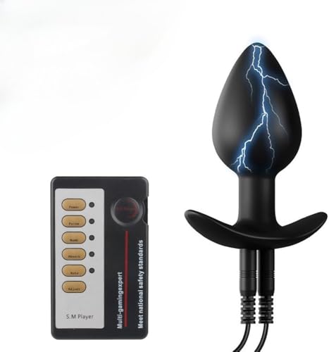 Supera la rutina con el plug anal de electroestimulación para hombres