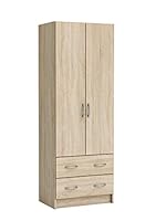 Demeyere Doppelwaschbekleiderschrank für Erwachsene, 61 x 169 x 41 cm — Ankleideraum — Schubladenfach, 55 x 11 x 31 cm — Hergestellt in Frankreich