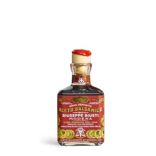 Giusti Aceto Balsamico di Modena - Balsamessig aus Modena 3 Goldmedaillen in Cubicaflasche (1 x 0.25 l)