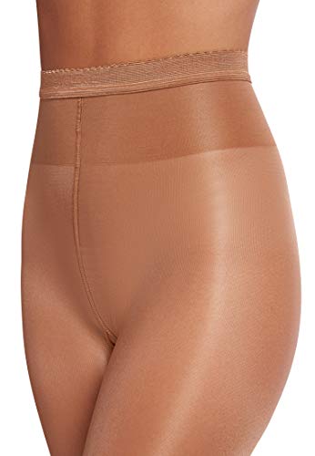 Wolford Neon 40 Denier Tights Pantyhose for Women Semi Sheer Brilliant Shine Soft Logo Waistband Invisible Reinforced Toe3