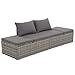 Produktbild vidaXL Sonnenliege Poly Rattan Grau Gartenliege Liegestuhl Relaxliege Liege