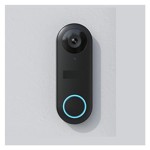 Timbre de Puerta con vídeo 2K + WiFi, videoportero Inteligente for Exteriores en casa, detección Humana, Timbre de Puerta con Cable, PoE, Compatible con Alexa(PoE Doorbell Chime,EU Plug)