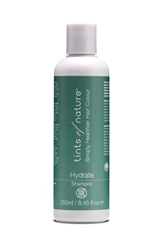 Tints of Nature Natural and Organic Hydrate schampo, naturlig och ekologisk hydrate schampo, intensivt återfuktande, vegansk, 1 x 250 ml