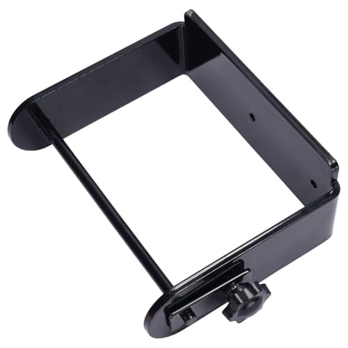 Schneiders Easy-Up Salt Lick and Boredom Treat Mounted Holder | 360 Swivel Design for Horses | Fits Round Salt Blocks or Likit Treats | Color Black
