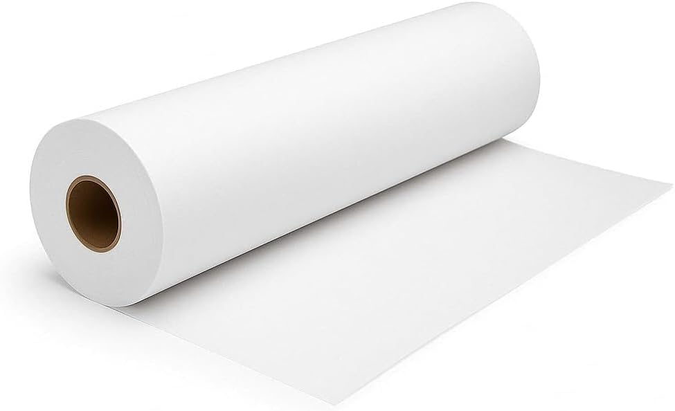 Caring Papel de mesa para examen crepé, 21 pulgadas x 125 pies, paquete de 12 rollos, papel de examen médico suave y duradero para mesas, fuerte,