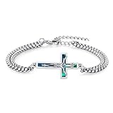 Regalo perfetto: questo braccialetto con croce dal design neutro è adatto sia per uomini che per donne, rendendolo un regalo adatto per diverse occasioni come compleanni, lauree, anniversari o altre festività.