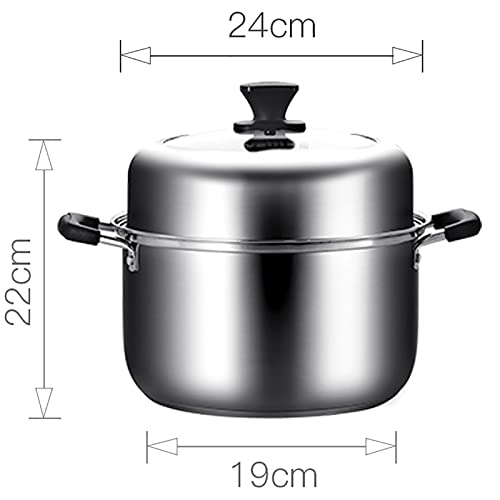 Cuisinière à vapeur inox 304 à fond composite triple couche - 4