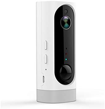 Battery Powered Security Camera, Wireless and Wire-Free, Home Security Camera with Night Vision & PIR Alarm for Baby/Pet Monitor