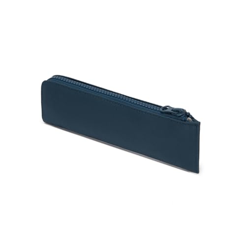 Image of Oxford Pencil Case Slim Pencil Pouch Durable Zipper Stationery Bag Small Travel Use（Royal blue /Oxford）