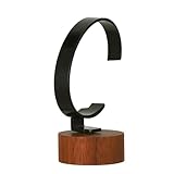 Elegante: la base in legno di noce completa il rivestimento in acrilico, creando un'esposizione armoniosa ed elegante che mette in risalto la bellezza del tuo portapiatti, porta orologi