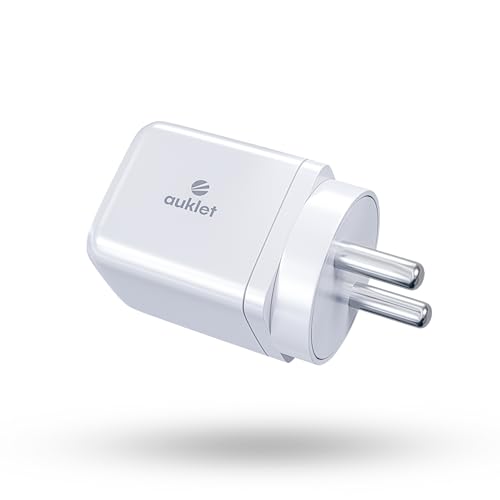 Image of 65W GaN Fast Wall Charger, with PD & PPS Support, USB 2C, 1A Port, BIS Certified, Compatible with All iPhones, iPads, MacBooks, laptops, and All Android mobiles (White)