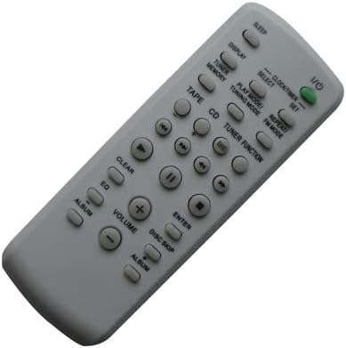 Remote Control for Sony MHC-RV2 HMC-RV22 CMT-GS10 MHC-RG220 RM-SR5 HCD-GRX5 HCD-RX66 MHC-GRX66 MHX-RX66 MHC-RX70 HCD-RX70 Mini Hi-Fi Component System