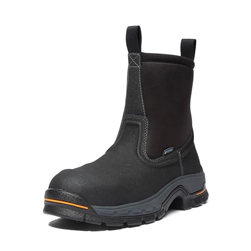 Timberland PRO Timberland PRO Men's Stockdale Pull-On Alloy Safety Toe Waterproof Industrial Work Boot, Black-2024 NEW, 5 M US