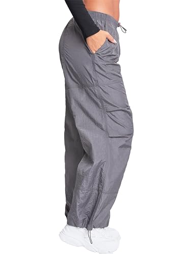 YMI Womens Jeans Women's Pull-on Nylon Parachute Pants2