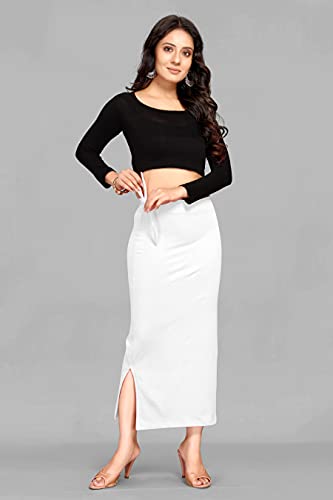 Image of Side Rope Saree Shapewear, Petticoat, Skirts for Women Polylycra Saree Shaper for Saree Dress