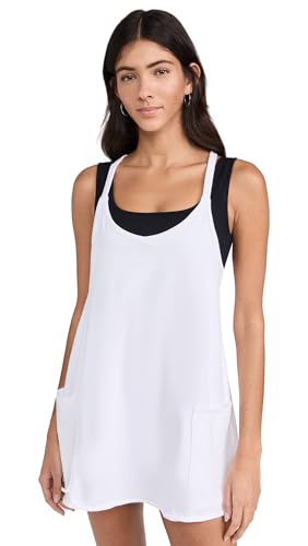 Free People Womens Hot Shot Mini Dress White M
