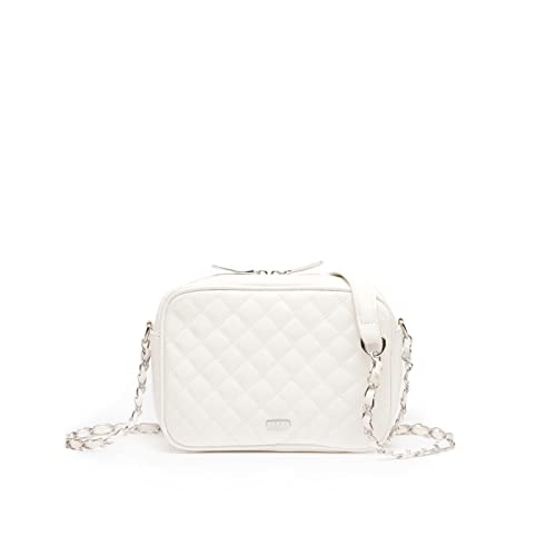 MISAKO Cacao bolso bandolera acolchado Mujer - Cacao Blanco 16 X 22 X 6 cm