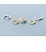 V Shaped Tiny Sleeper Cartilage Piercing Hoop Earrrings for Women 2nd Hole s925 Sterling Silver Crystal Huggie Tragus Small Hoop 6mm Fashion Jewelry for Birthday Best Friend (CZ Silver)