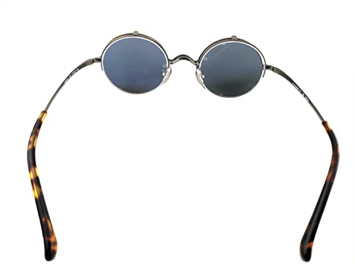 Circleperson Pure Titanium Glasses Polarized Flip up Sunglasses Vintage Small Round 47-21-1422