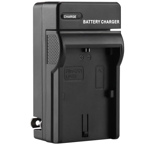 ZhuHuaHui LP-E6 Battery Charger for Canon EOS 70D 80D 90D 6D 60D, 5D Mark IV, III, II, 5DS, 6D Mark II, EOS R Cameras and More, Black