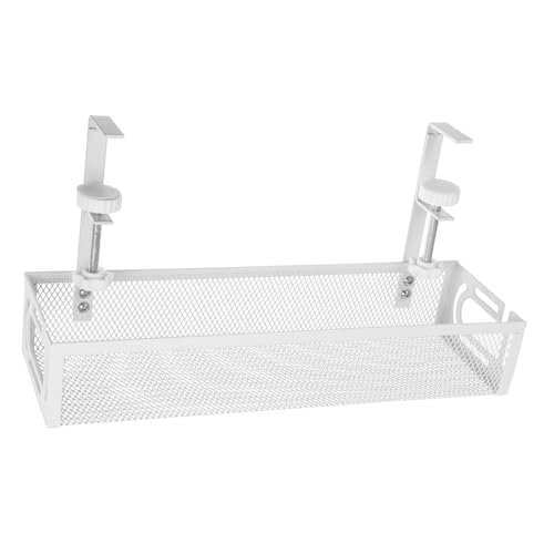 Rangement multiprise sous bureau et panier range-câble suspendu - 2