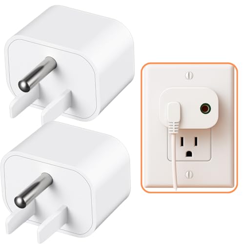 Image of GAYA Grounding Plug Adapter 2 Pack, Dual Port Splitter for Mats and Sheets