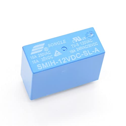 Relais de puissance SMIH-12VDC-SL-A 12V pour commutation carte électronique PCB 16A