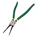 Aexit Green Plastic Pliers Coated Handgrip Internal Straight Circlip Plier SLI-p-Joint Pliers 13