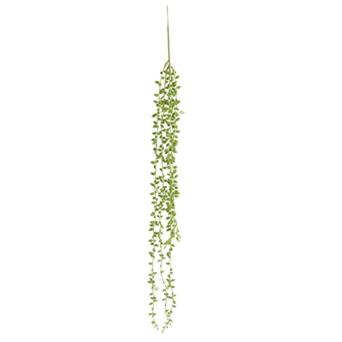 Hanging Simulation Rattan Artificial Succulent Shape Greenery Bonsai Plants Leaf Picks Hanging Basket Lover Tears String Of Pearls Plant Fake Succulent For Dried Flowers Wall Decor #TOP27