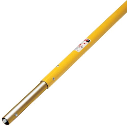 USA SEALING Kraft Tools CC674 6' Fiberglass Button Handle w/Insert - 1-1/2