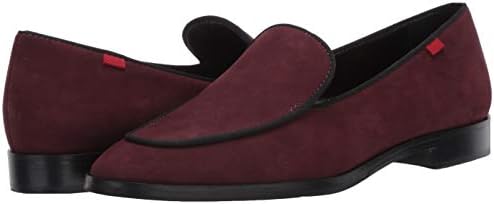 Marc Joseph New York Women's Leather Made in Brazil Butler Street Venetian Loafer, Wine Nubuck, 7 | Image 5