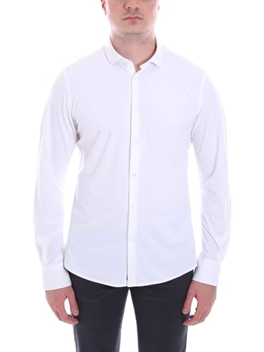 Chemise blanche Yes-zee C809-OQ00 anti-plis style chic - 2