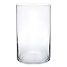 Royal Imports Flower Glass Vase Decorative Centerpiece for Home or Wedding Cylinder Shape, 6" Tall, 3.5" Opening, Clear