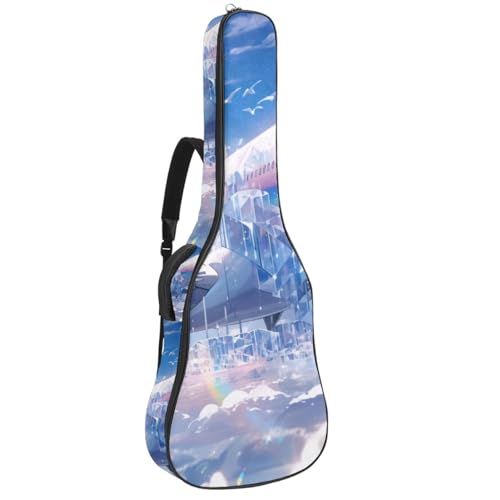 Sac pour guitare universel 104,7 cm grand étui housse imperméable bleu