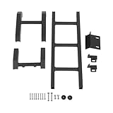 Aluminum Car Rear Tail Door Ladder Climbing Compatible for Suzuki Jimny 2019+ BLK