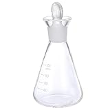POPETPOP Fiole Verre Fiole De Laboratoire Pour Étudiants Bouchon Rodé Avec Graduations S...